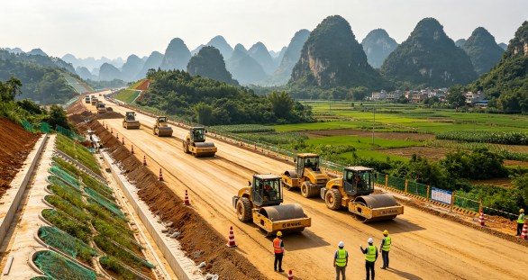 广西加快农村公路与产业路建设，县域交通基建持续升温